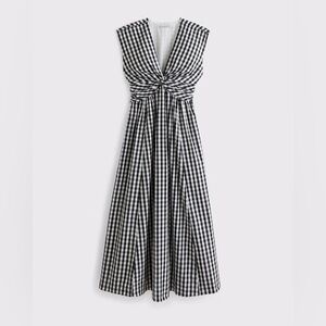 Abercrombie & Fitch Checkered Maxi Dress